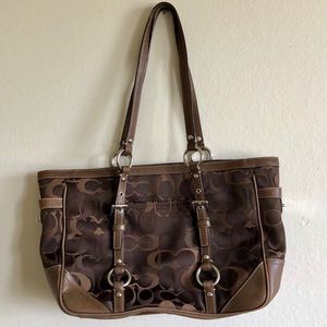 Brown Coach bag